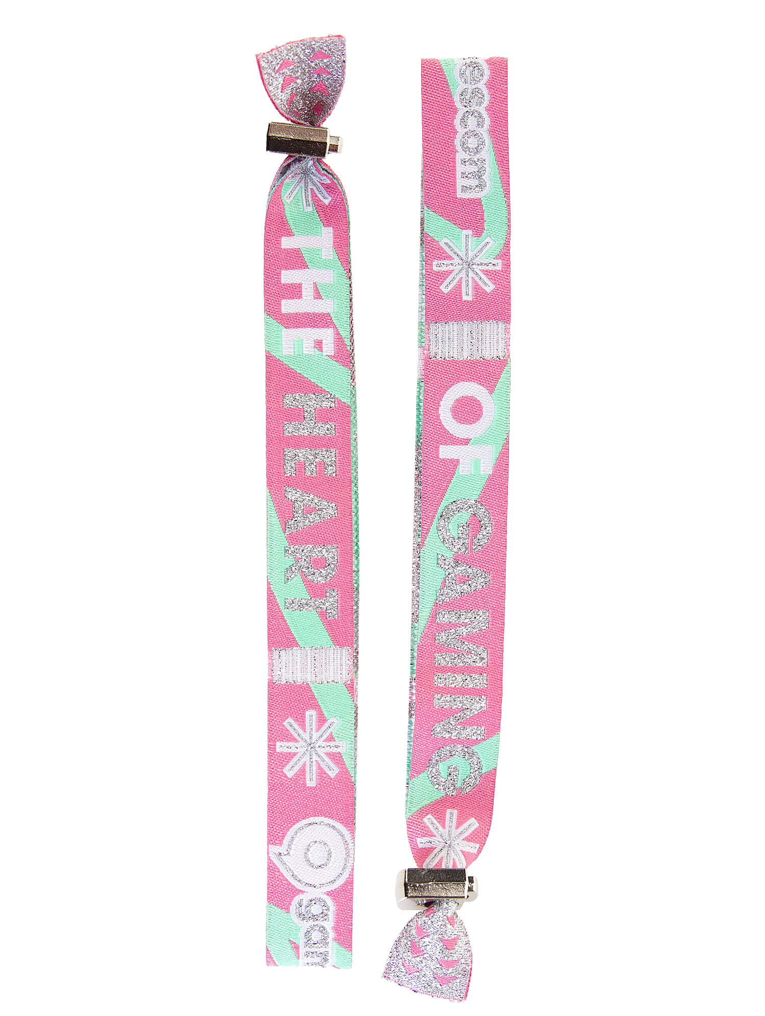 Woven Bracelet 'EVENT' in watermelon