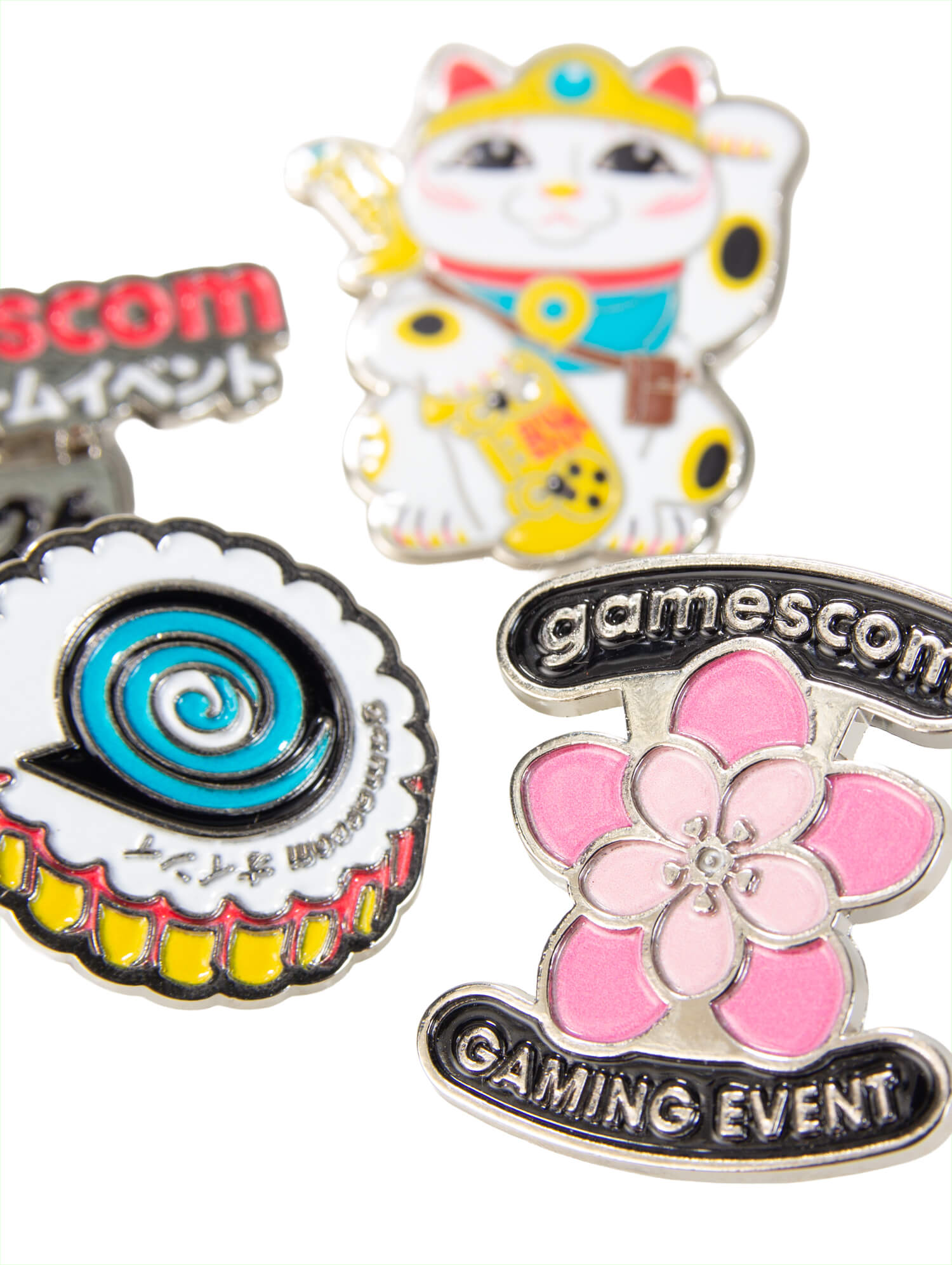 Pin Set 'BEST OF ASIA' in silber