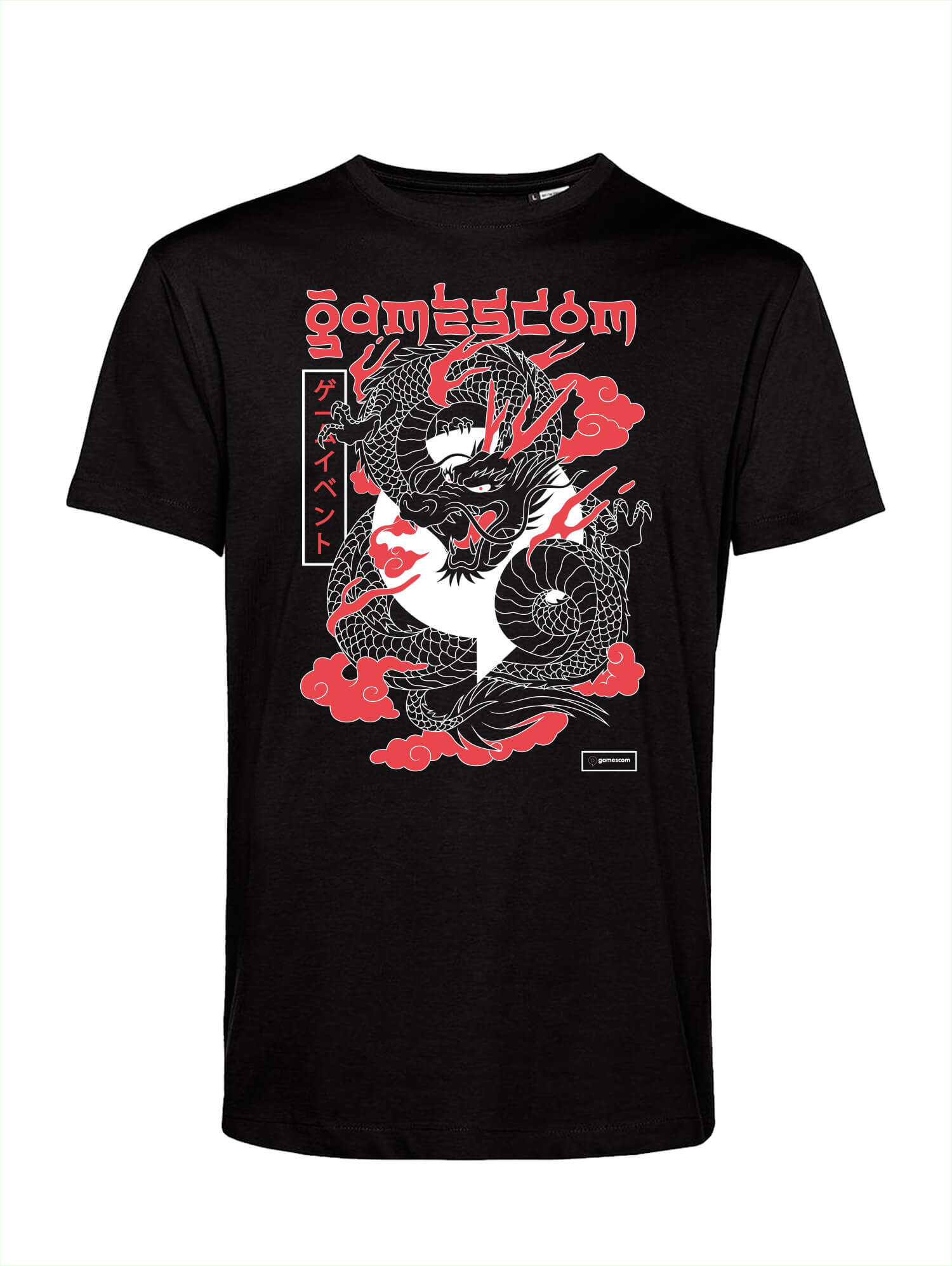T-Shirt 'MYTHICAL DRAGON' (Unisex) in black