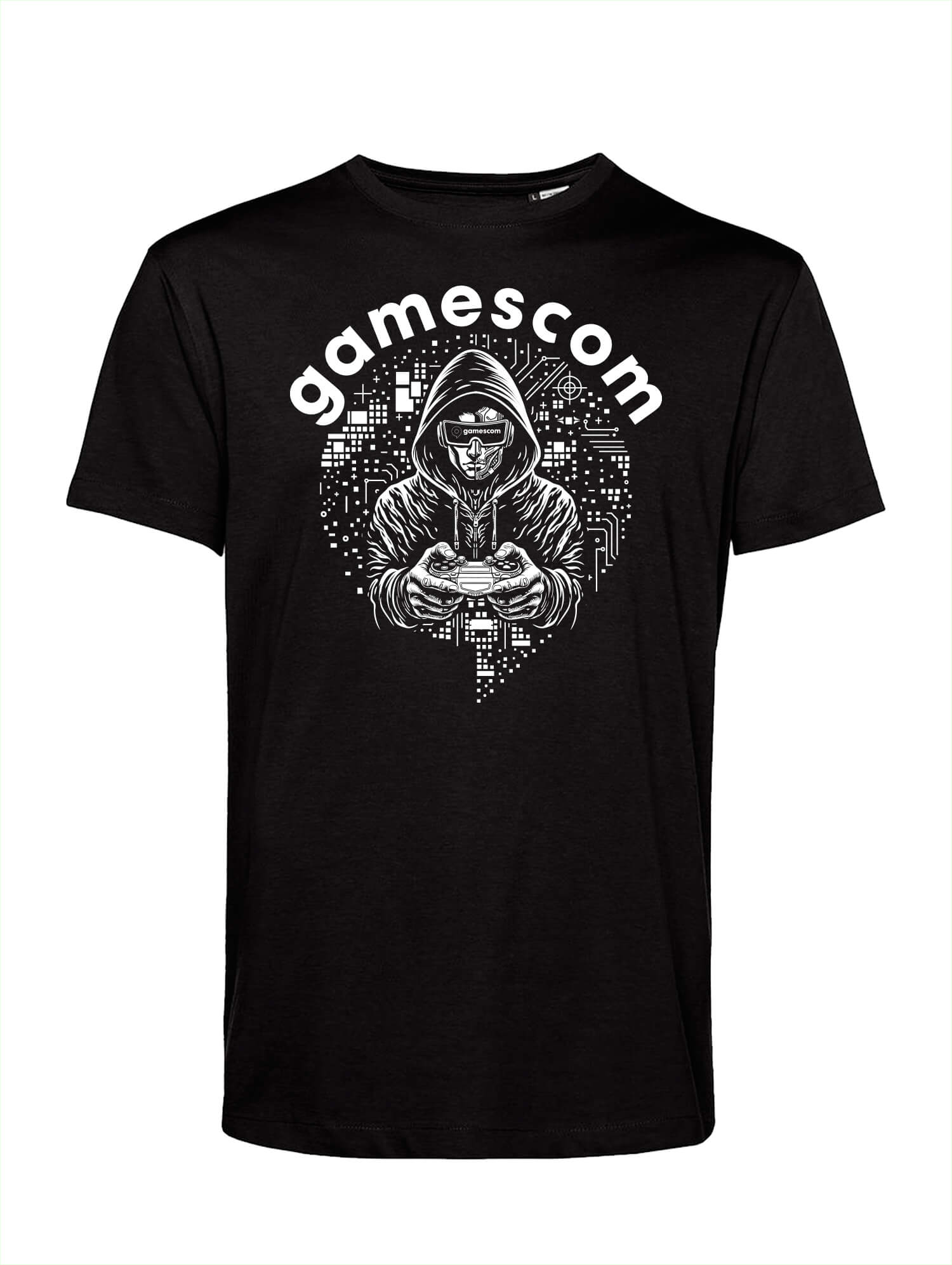 T-Shirt 'GHOST' (Unisex) in schwarz