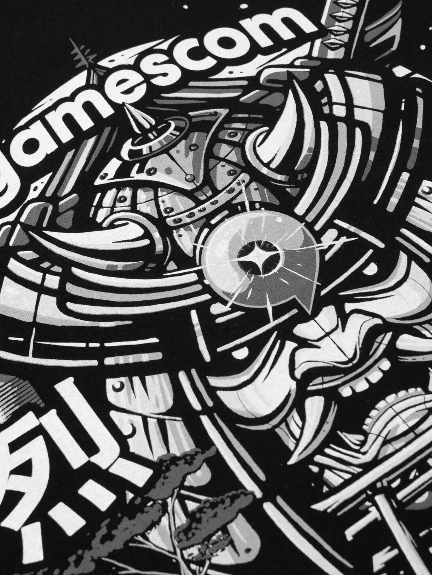 T-Shirt 'SAMURAI' (Unisex) in black