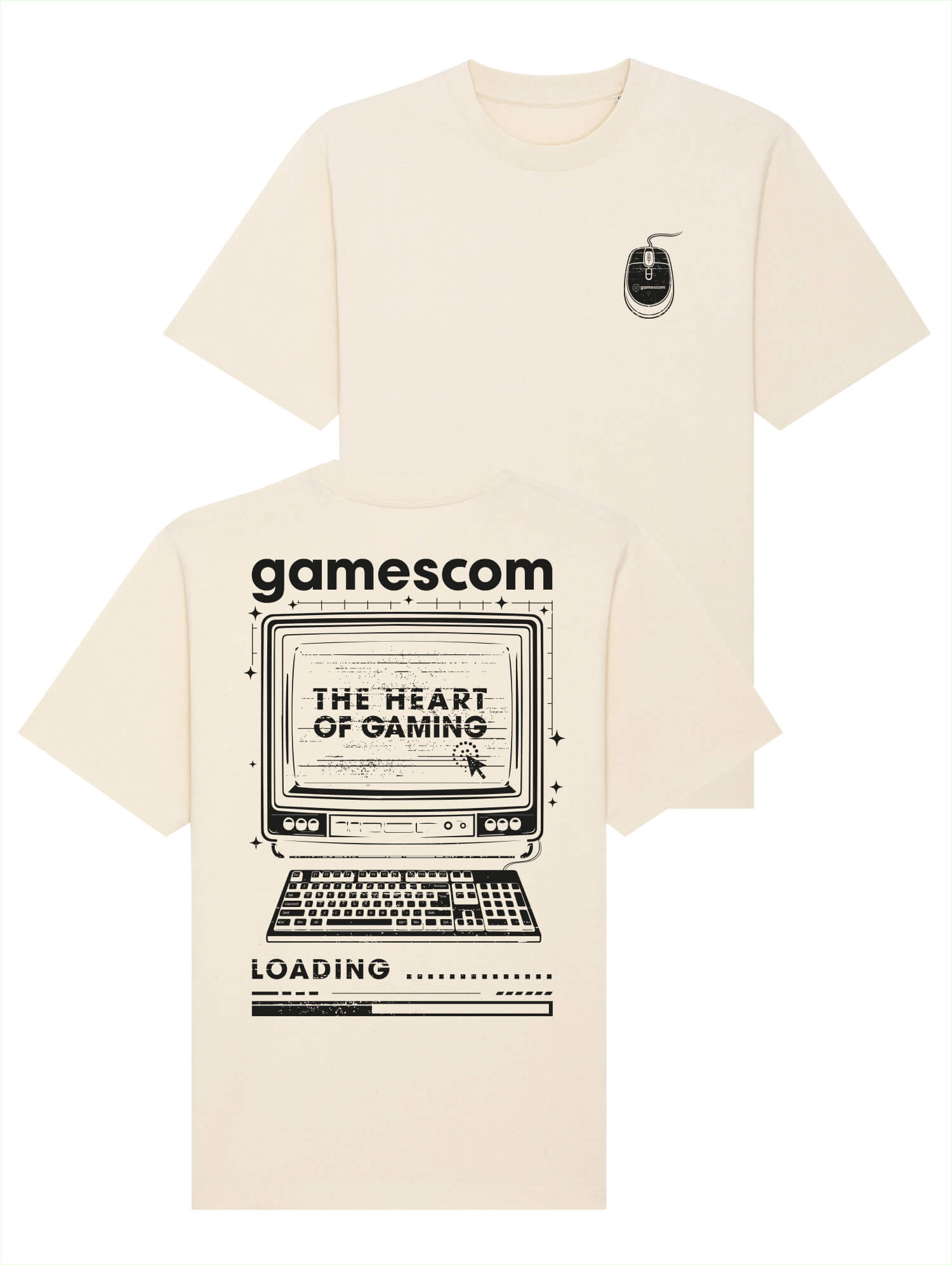 T-Shirt 'goes green' (Unisex) in natural raw