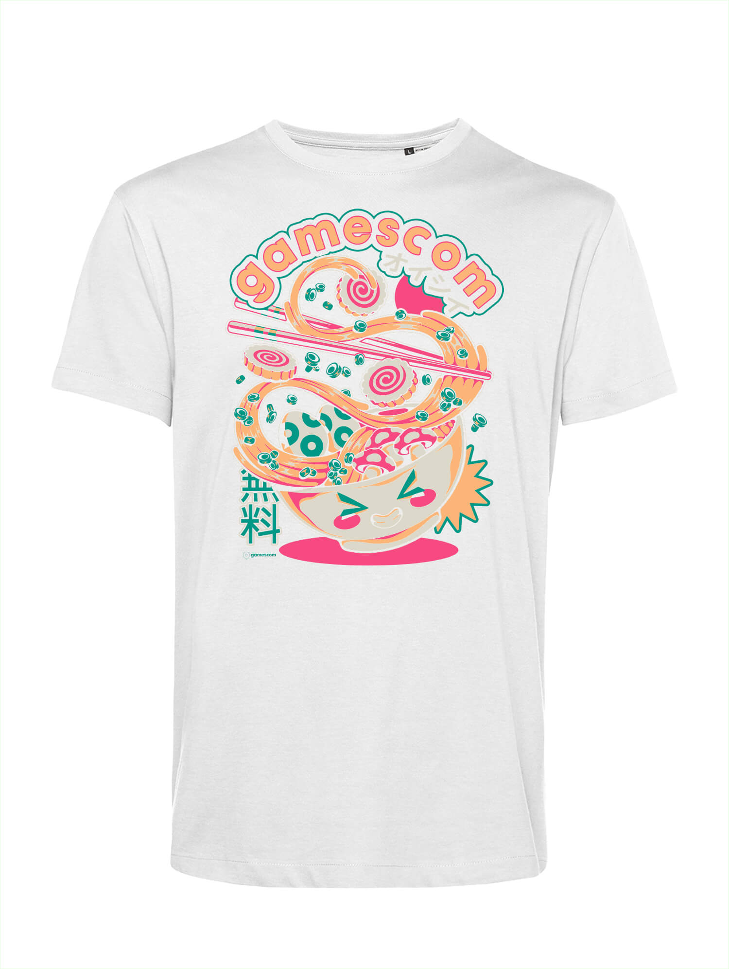 T-Shirt 'OISHII' (Unisex) in white