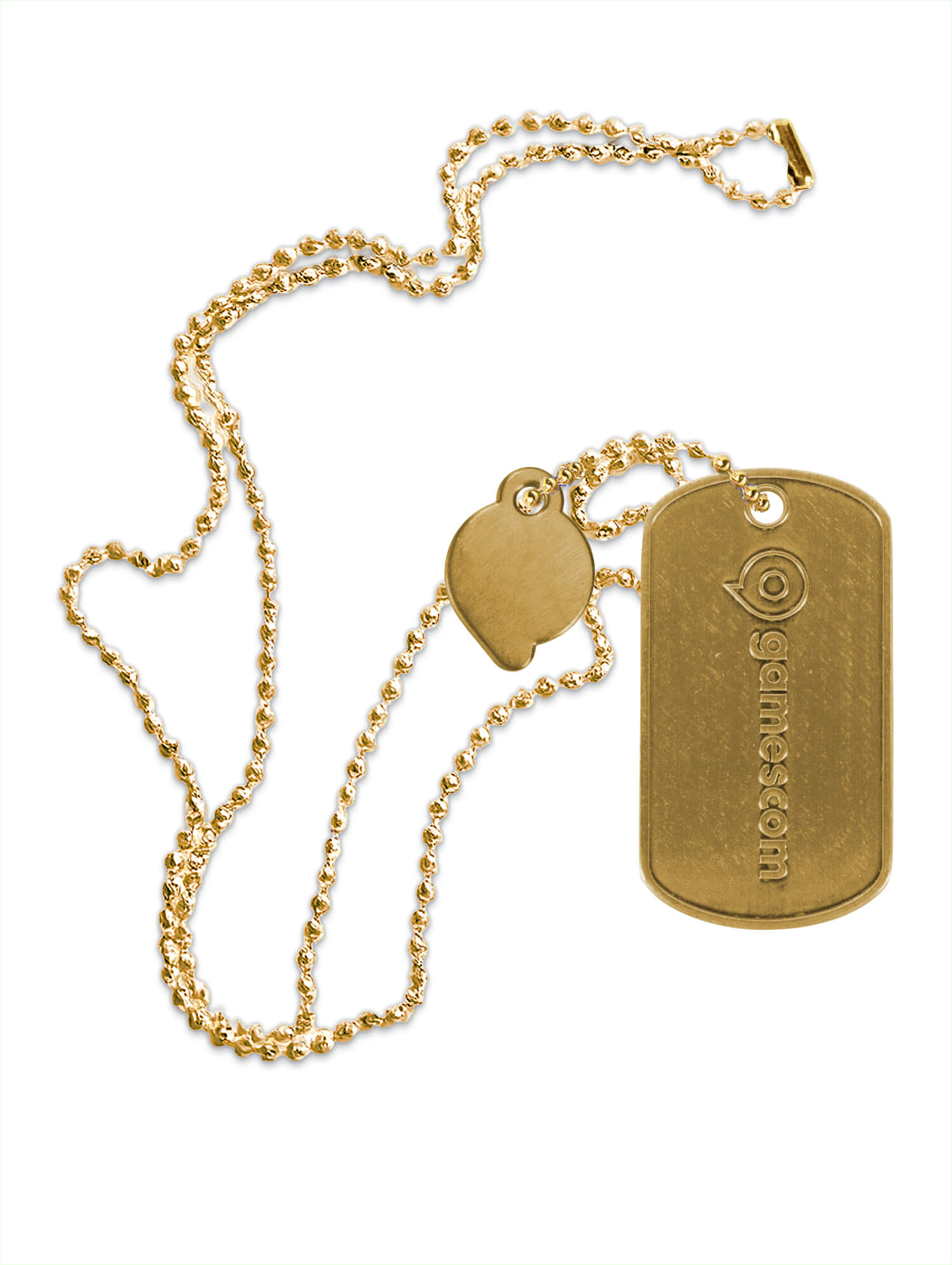 DogTag Set 'LOOT' in gold