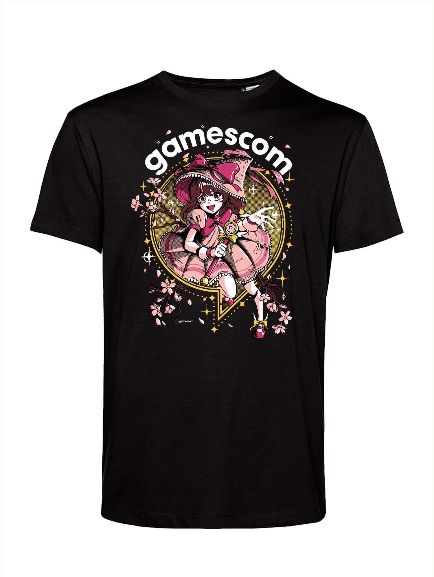 T-Shirt 'SAKURA MAGE' (Unisex) in black