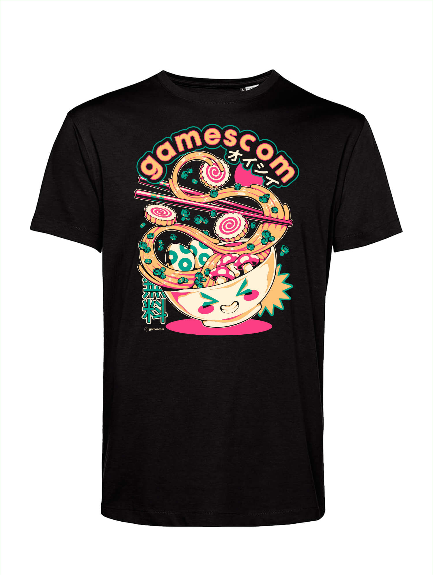 T-Shirt 'OISHII' (Unisex) in black