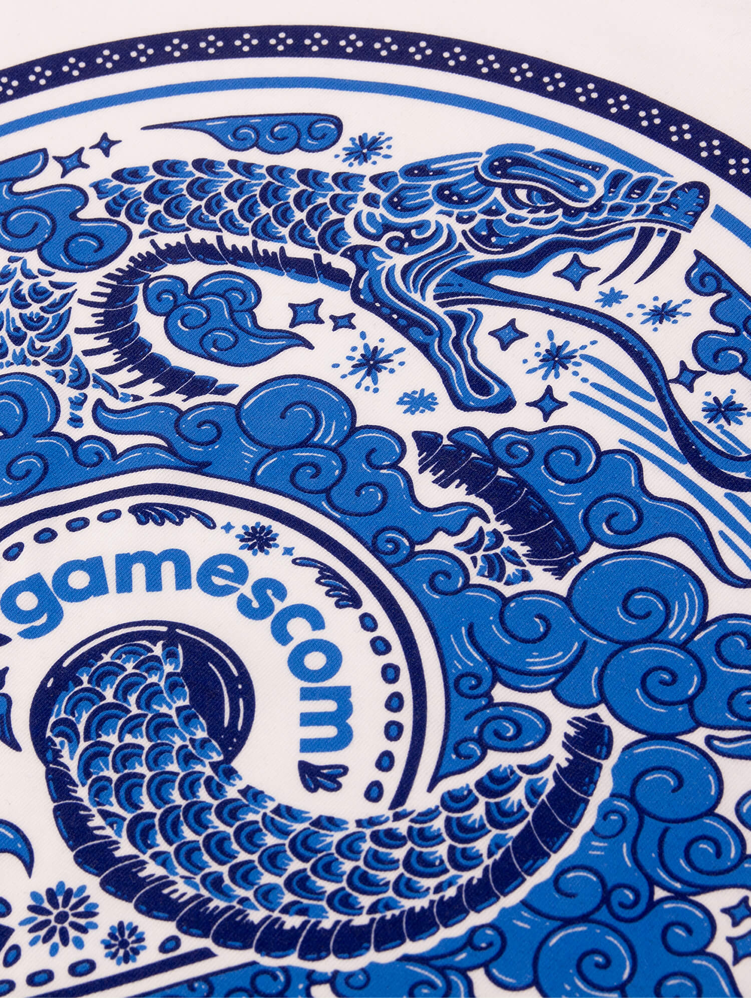 T-Shirt 'CLOUD SERPENT' (Unisex) in white