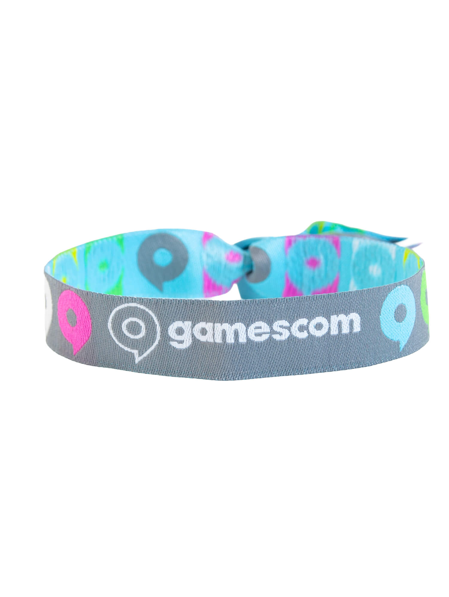 Woven Bracelet 'COMMUNITY' in grau