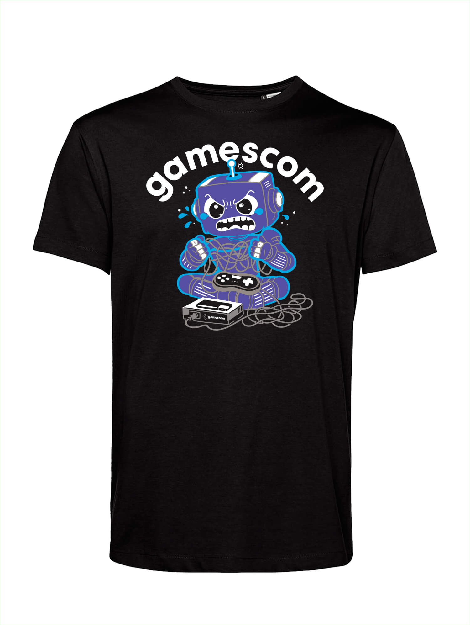 T-Shirt 'ROBOT' (Unisex) in black