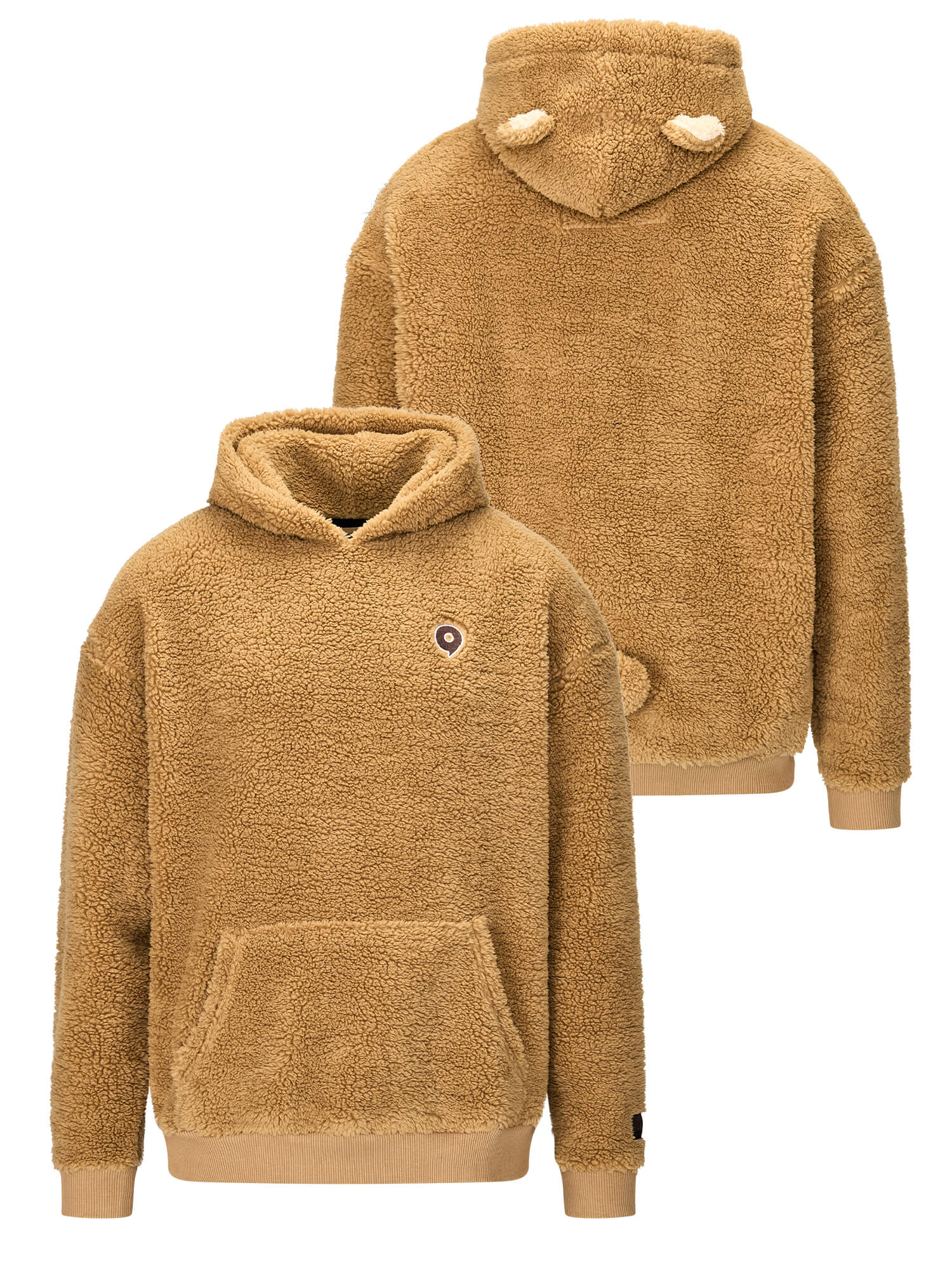 Limited Hoodie 'KAWAII' (Unisex) in braun