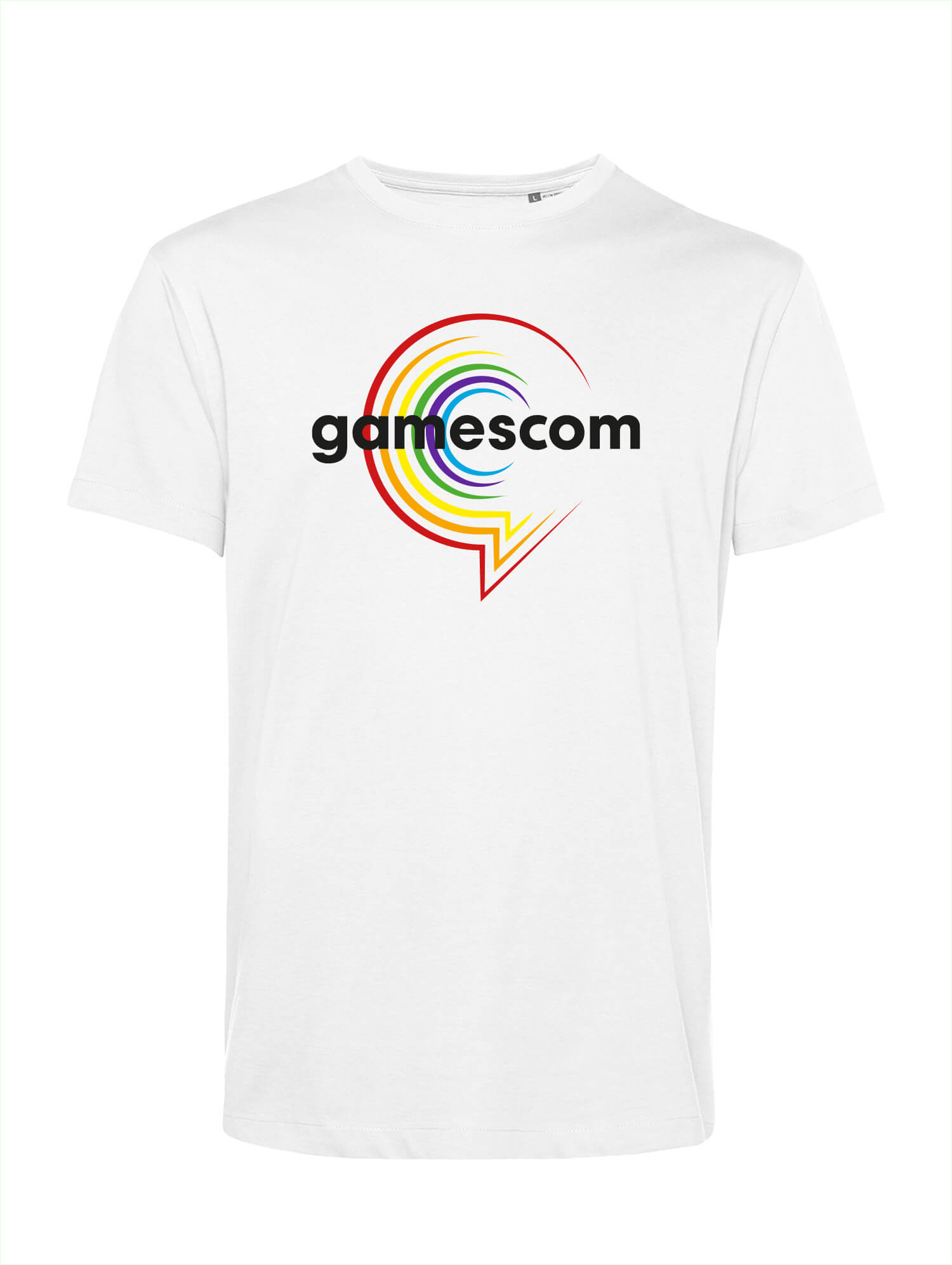 PRIDE T-Shirt 'VIBRATIONS' (Unisex) in weiß