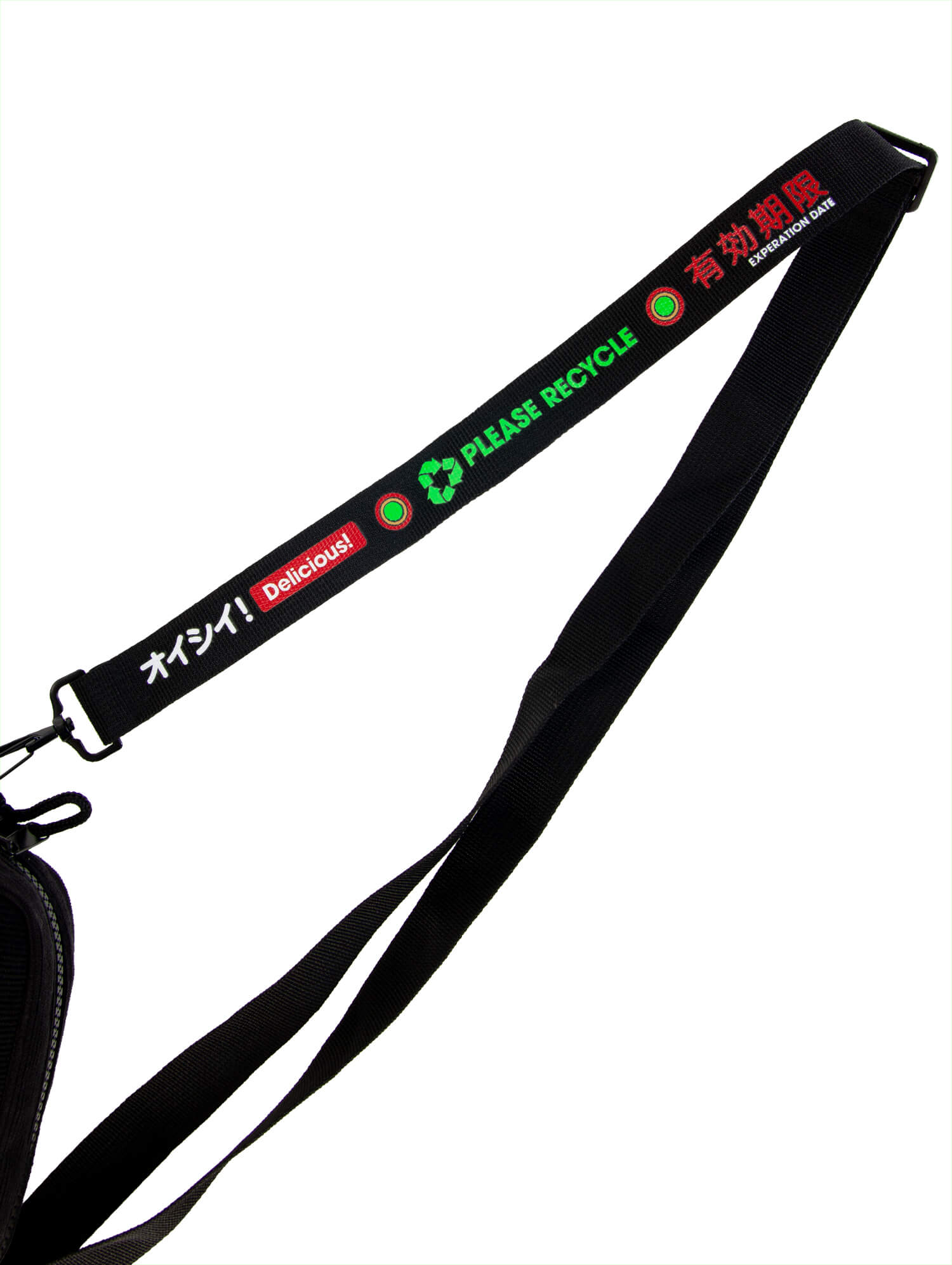 Festival Bag 'DELICIOUS' in black