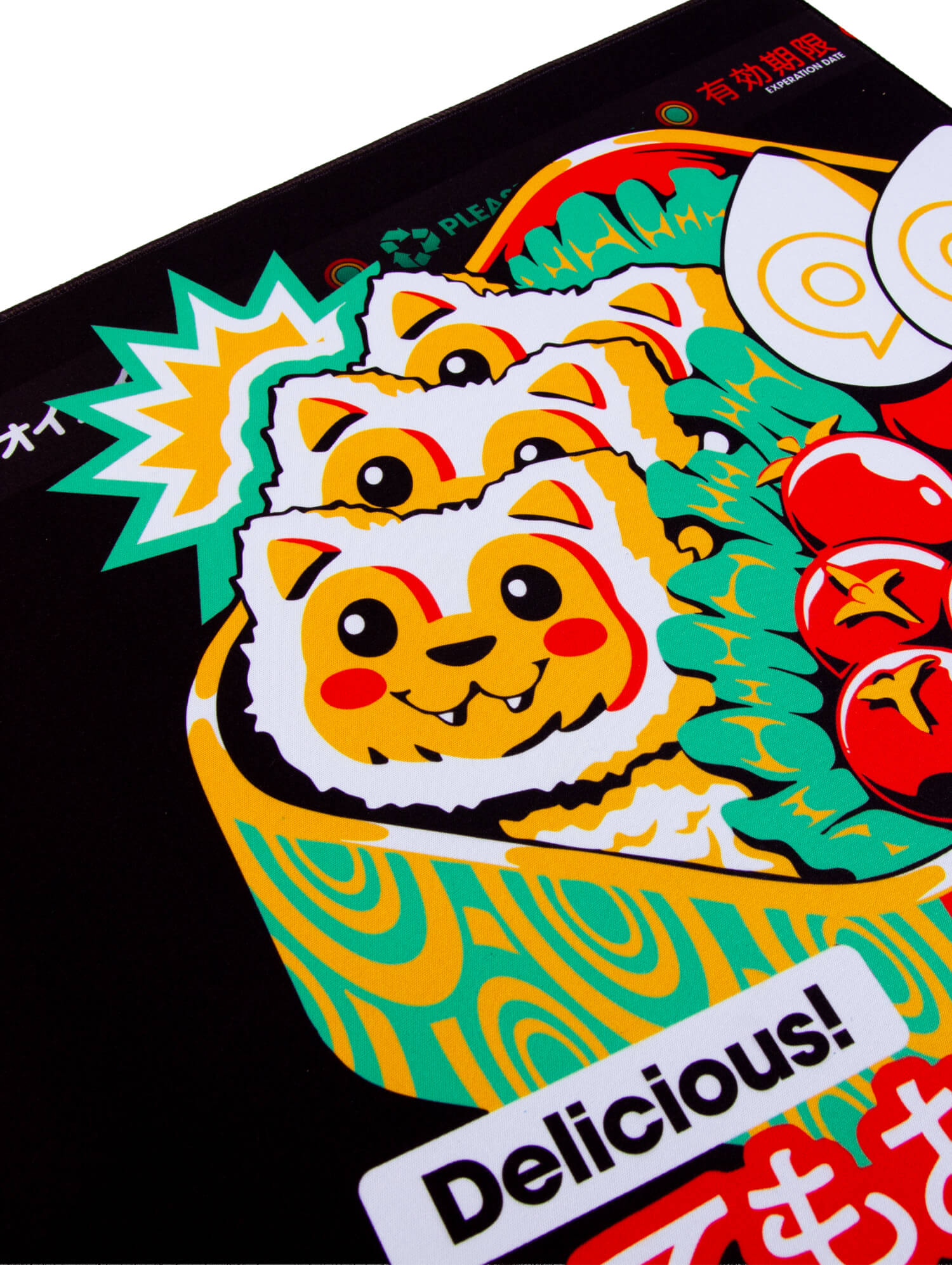 Gamer Pad XXL 'DELICIOUS' in schwarz