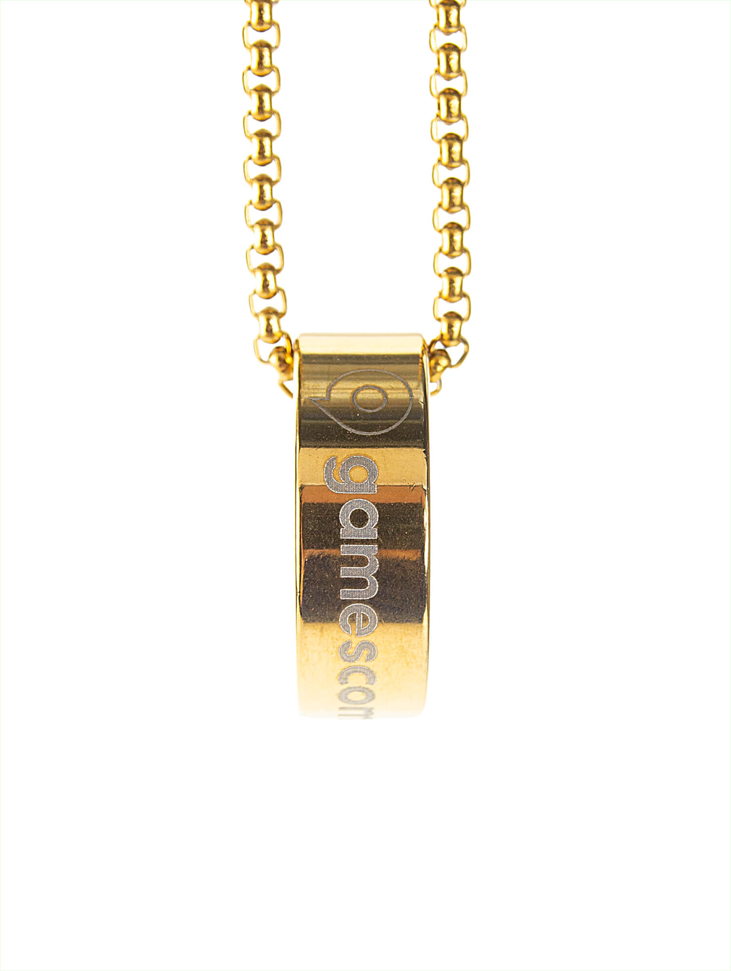 Necklace 'LOOT' in gold