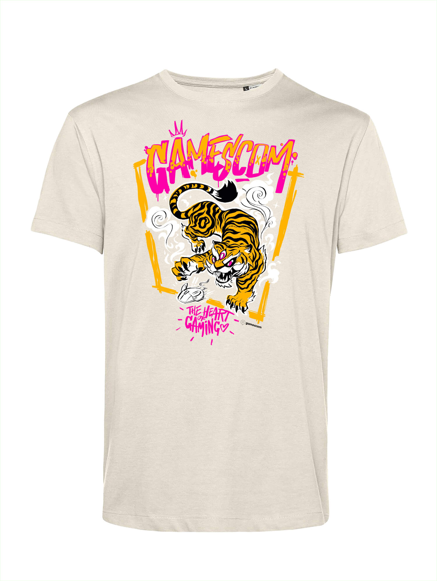 T-Shirt 'MOUSE HUNT' (Unisex) in off white