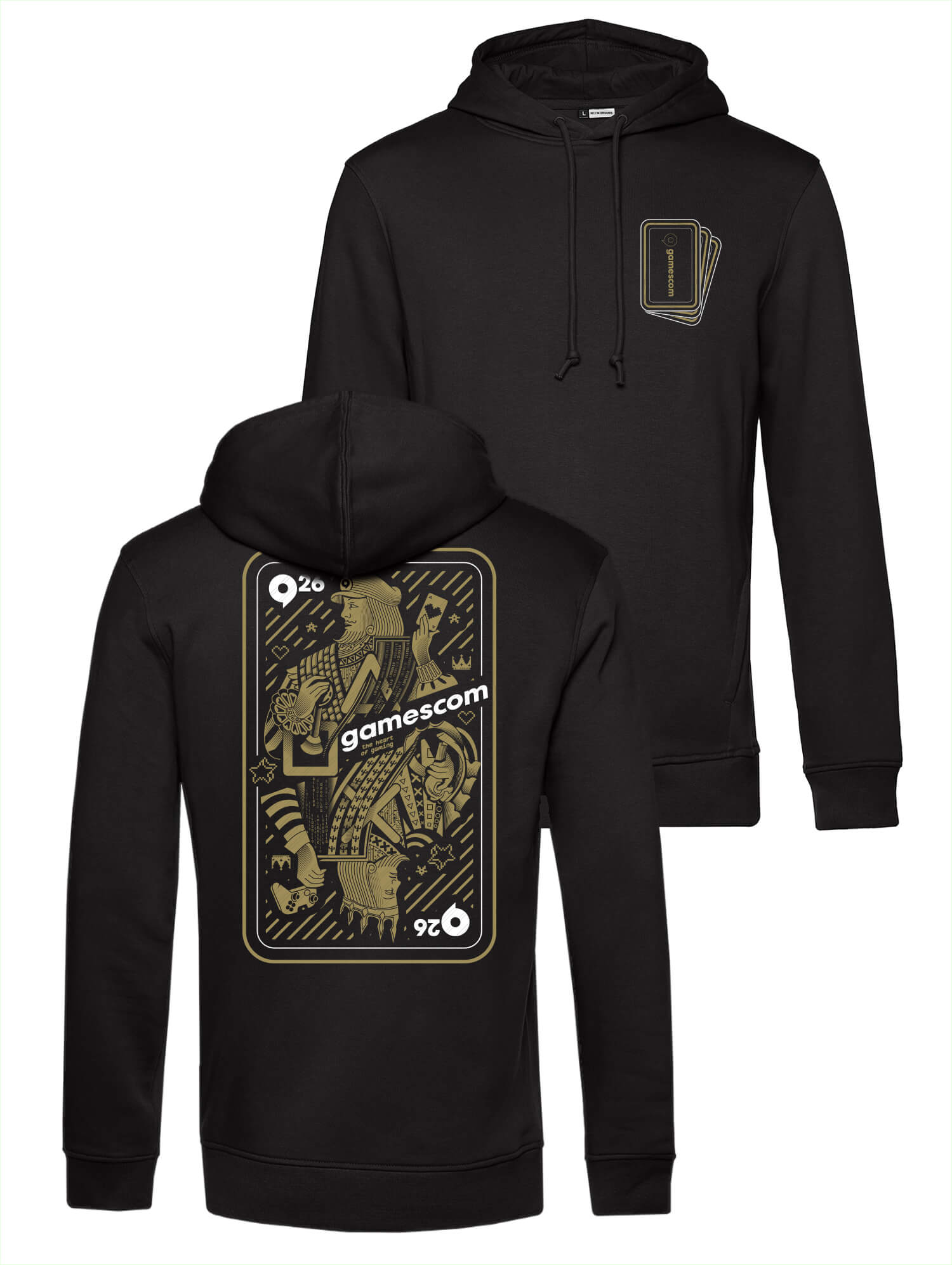 Hoodie 'VIBES26' (Unisex) in black