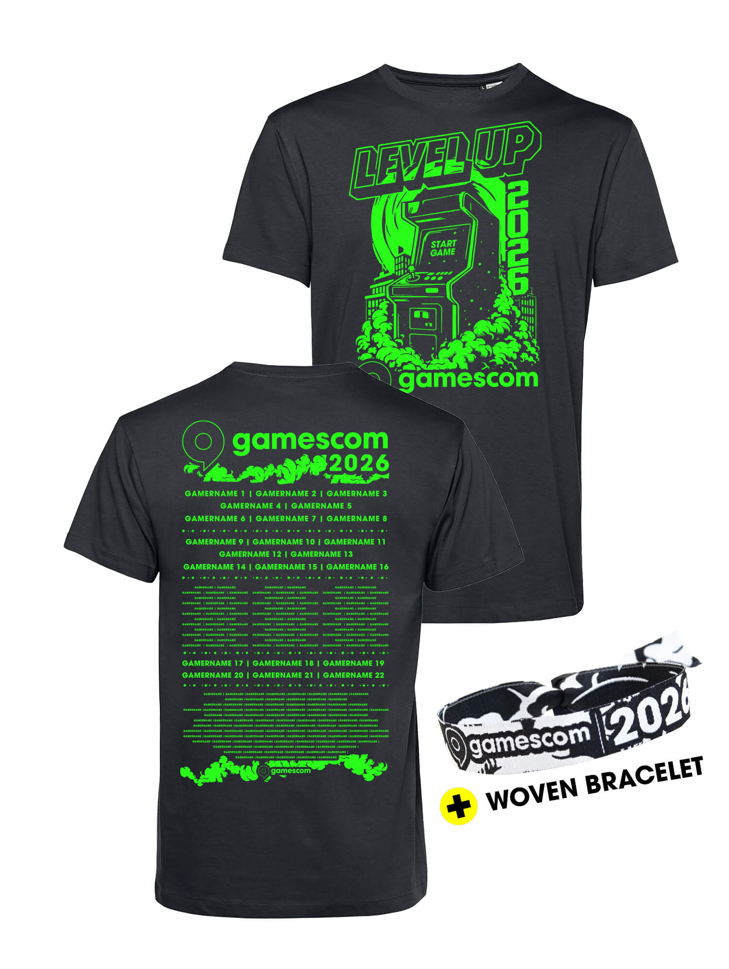 LIMITED FESTIVAL-PACK 'LEVEL UP 2026' (Unisex) in anthrazit