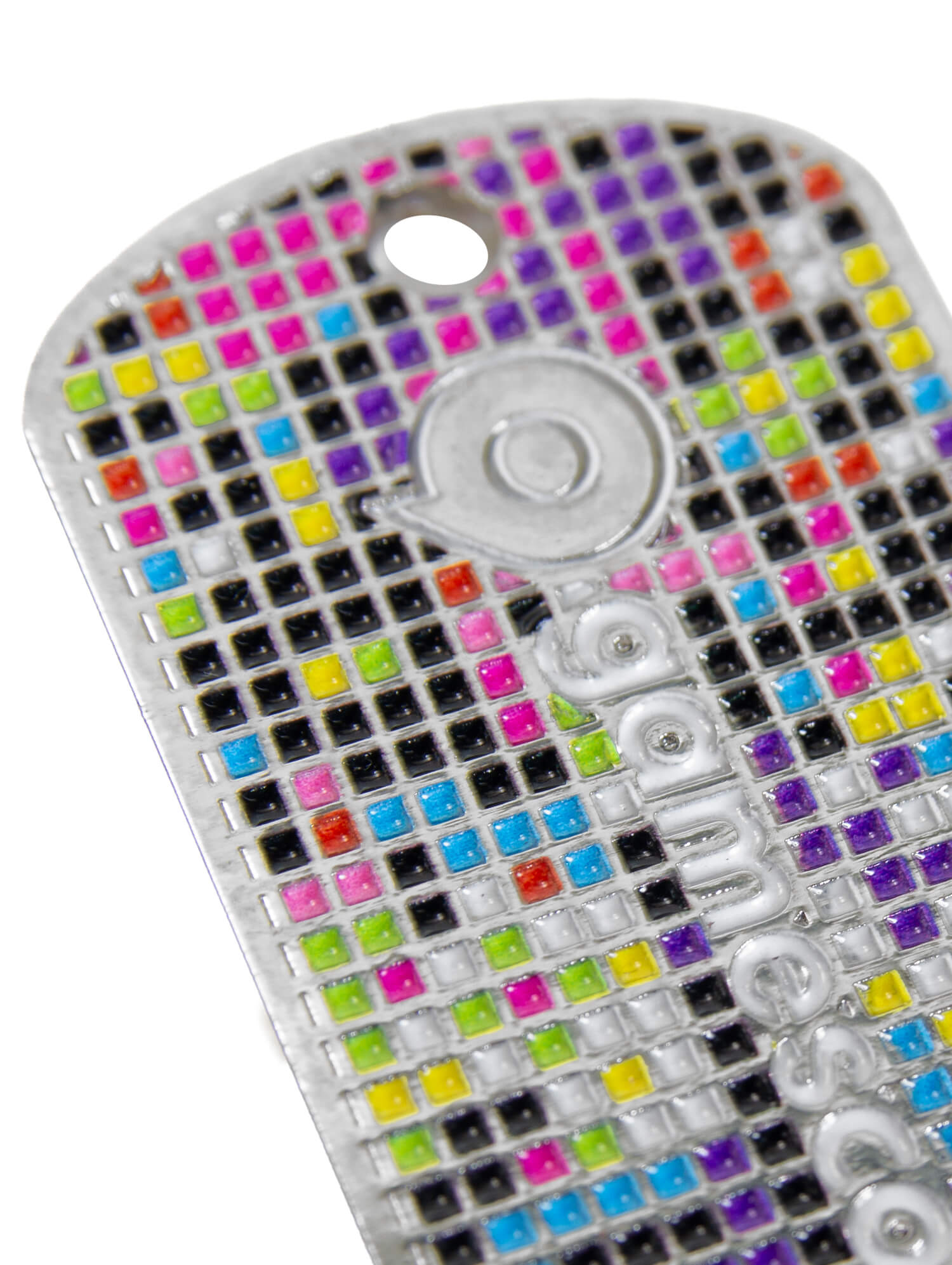 DogTag 'PIXEL' in silver